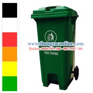 Thùng rác đạp chân 120 lít