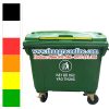 Thùng rác nhựa 660 lít bánh xe