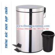 Thùng rác inox đạp chân 30 lít